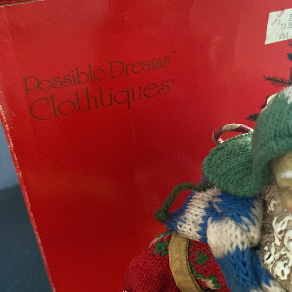 Vintage 1989 Possible Dreams Clothique Santa Skiing Figurine Nordic Sweater - Picture 14 of 15